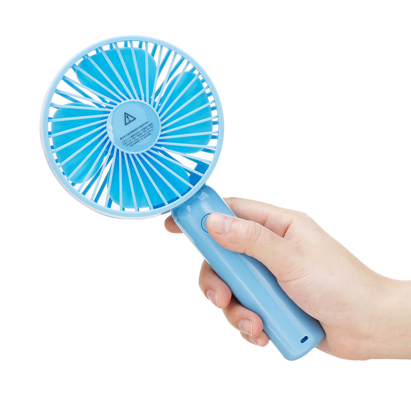 Hand-held Portable Mini Electric Cooling Fan Adjustable 3 Gear USB Rechargeable