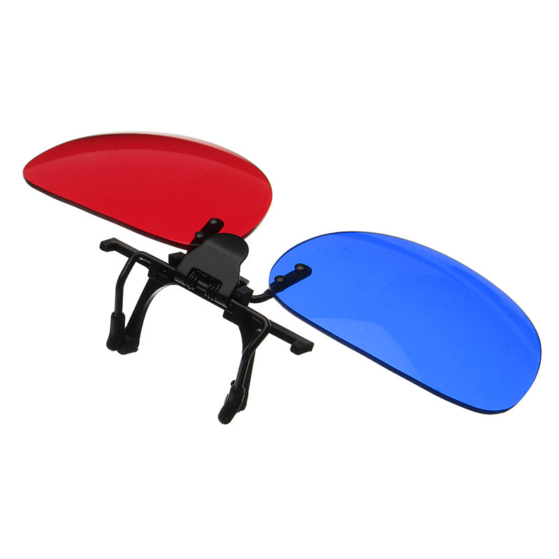 Fashion Universal Blue And Red 3D Glasses Plastic Glasses For Home Theater Movie Cinema Projector