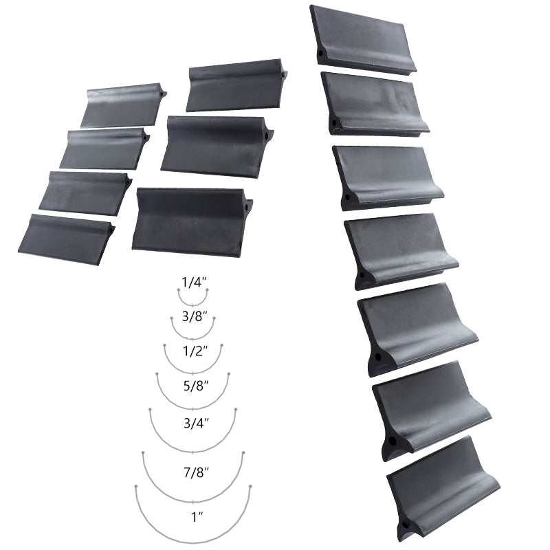 14Pcs Flexible Contour Polishing Pad Sanding Block Rubber Sandpaper Mat Convex Concave For Lathe Wood Carving Woodworking Tools