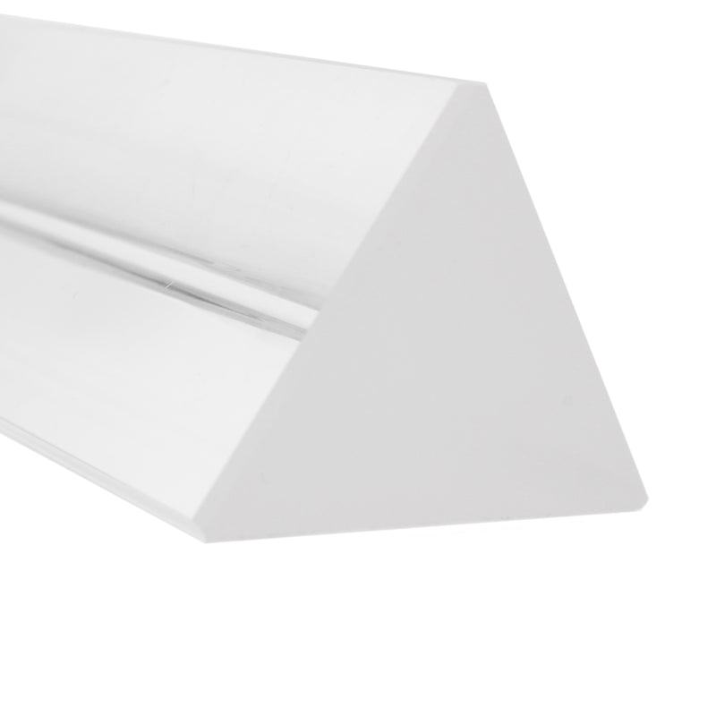 20cm Optical Glass Crystal Triple Triangular Prism Photography or Teaching Physics Light Spectrum