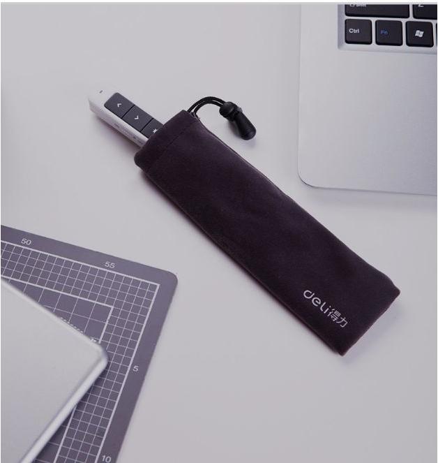 Deli Flip Pen Electronic Pointer Business Conference PPT Laser Pen 30 Meters Long Distance Pointer