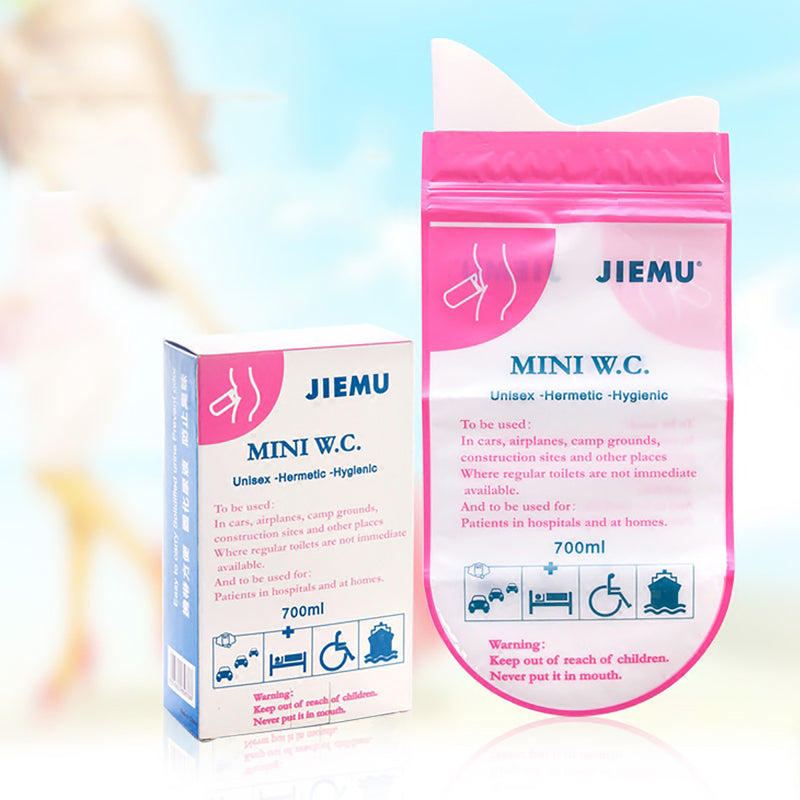 700ML Outdoor Disposable Urinal Toilet Bag Male Female Portable Emergency Pee