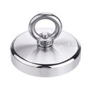 D90mm 400Kg Neodymium Recovery Magnet Strong Hook Diving Rope For Detecting Metal Treasure