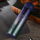 Bakeey 500ml Elastic Force Cover Vacuum Stainless 304 Steel Insulated Cup for Boys and Girls Water Cup