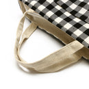 KCASA KC-BCH04 Cotton Linen Zipper Insulated Cooler Lunch Tote Bag Lady Handbag Food Organizer