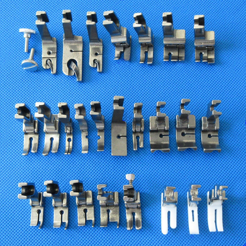 25Pcs Presser Foot Set for JUKI DDL-5550 8500 8700 9000 Industrial Sewing Machine