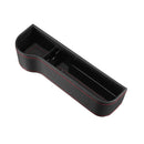 PU Leather Left Side Car Seat Crevice Gap Storage Box Pocket Organizer Phone Holder