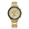 WINNER Fashion Shining Roman Numerals Mechanical Watch Luxury Golden Men Automatic Watch