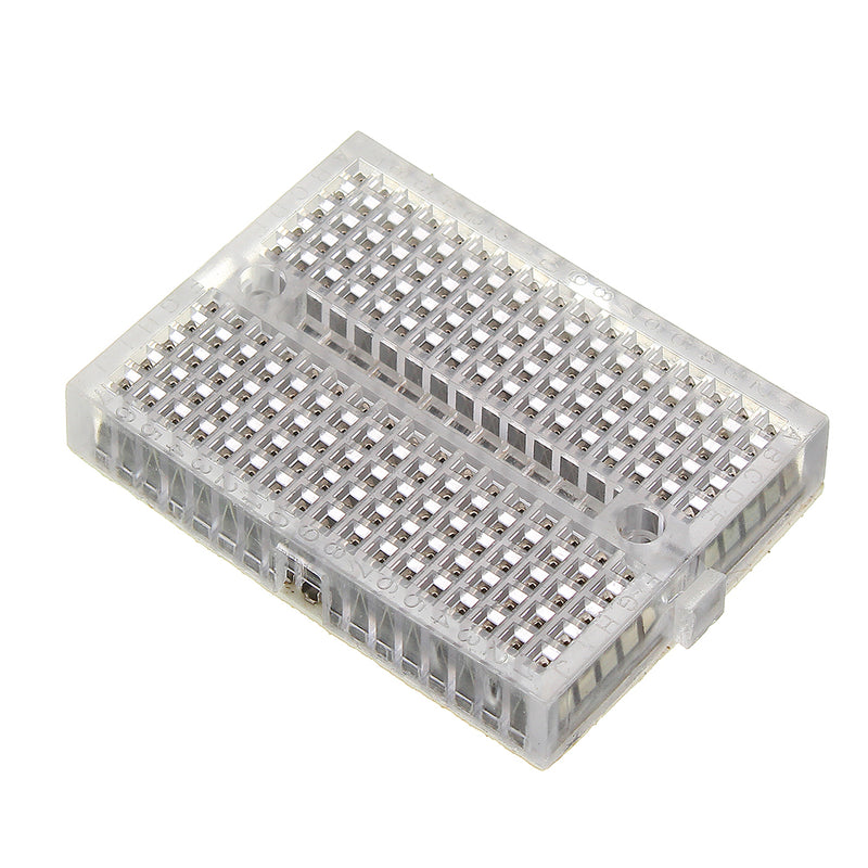 10pcs Mini Breadboard Protoboard DIY Kit Universal Transparent Solderless SYB-170 Breadboard 170Tie-points Prototype Boards 35X47MM