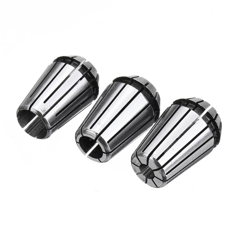 3pcs ER20 1/8 Inch 1/4 Inch 1/2 Inch CNC Spring Collet Carving Machine Milling Chuck Collet