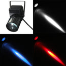 3W White Beam Lighting LED Spotlight Pinspot DJ Club Disco Bar Stage Effect Xmas