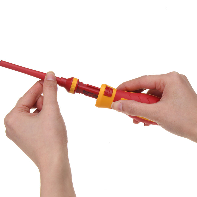 Raitool 13Pcs 1000V Electronic Insulated Screwdriver Set Phillips Slotted Torx CR-V Screwdriver Repair Tools