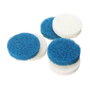 Drillpro 8pcs 4 Inch Bathroom Kitchen Drill Cleaning Brush Scrub Pads Scouring Pad For Bathtubs Tile