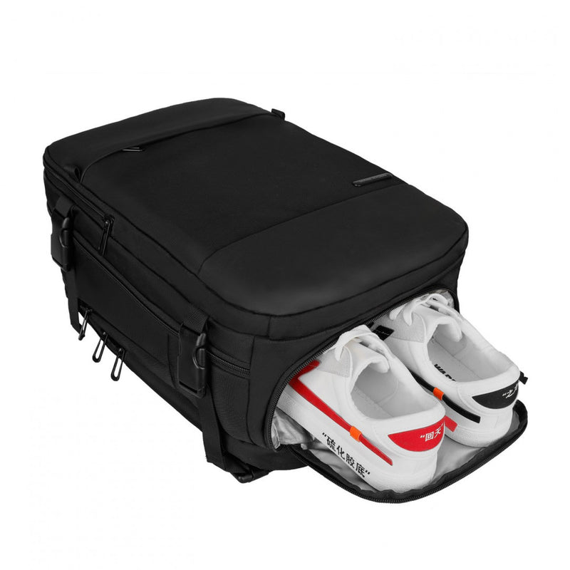 MARK RYDEN MR9076 15.6 inch Men Backpack Waterproof Business Anti-thief USB Charging Laptop Bag Travel Backpack with Shoes Pocket