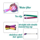 550/750ML Colorful Stainless Steel Cocktail Shaker Mixer Drink Bartender Tools for Bartender Drink Party Bar Tools