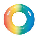 Bestway Rainbow Colorful Inflatable Float Swimming Ring Beach Water Pool Party Toys from Xiaomi Youpin