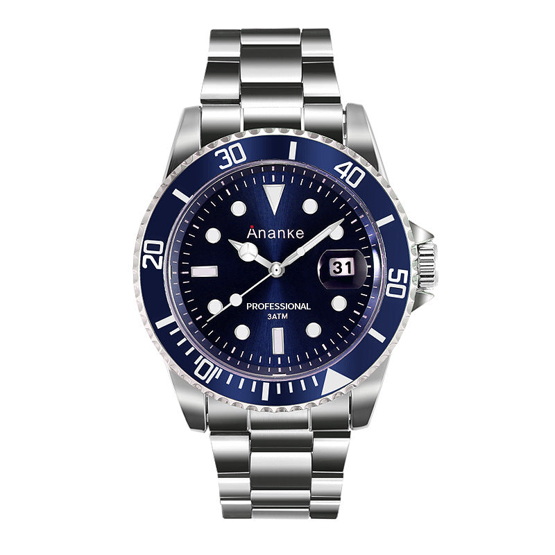 Ananke AN17 Business Style Full Steel Men Wrist Watch Waterproof Quartz Watches