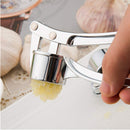 4-in-1 Multi-functional Extra Large Garlic Press Walnut Bottle Opener Home Hand Presser Manual Tools