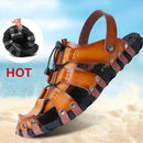 Men Beach Shoes Breathable Sandals Cooler Summer Rubber Soft Male Slippers