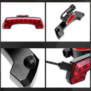XANES TL24 110LM COB Cycling Bicycle Bike Tail Light 4 Modes USB Charging Waterproof 600mAh Battery