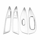 Left Hand Silver Door Armrest Cover Window Switch Panel Trim Car Moulding Trim Strip For Nissan Rogue 2014-2019