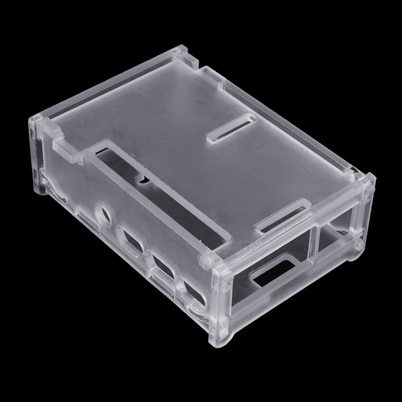 KEYES Tranparent Acrylic Protective Shell Holding Case for Raspberry Pi 4 Model B Only