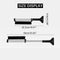 Snow Shovel Retractable Multi-functional Winter Defrosting Ice Shovel Snow Scrapers With Snow Brush