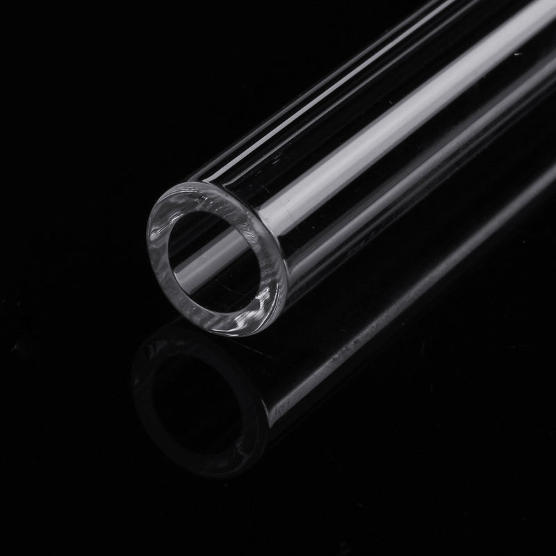 4Pcs 250mm OD 7mm 1.5mm Thick Wall Borosilicate Glass Blowing Tubes