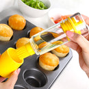 Kitchen BBQ Brushes Bakeware Tools High Temperature Resistant With Oil Bottle Silicone Brush