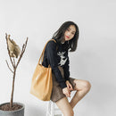 IPRee Woman Canvas Tote Handbag Large Capacity Shoulder Shopping Bag Outdoor Travel