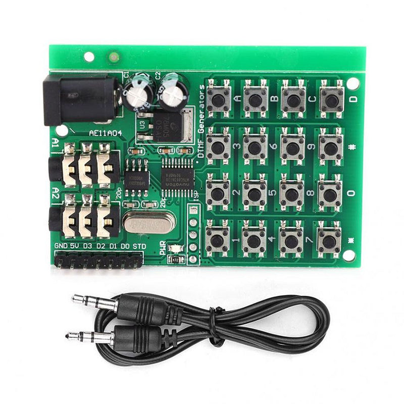 AE11A04 DTMF Audio Signal Generator Module Voice Dual Encoder Transmitter Board for MCU Keyboard 5 - 24VDC