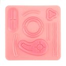 Medical Suture Training Kit Human Traumatic Skin Model Suturing Practice Training