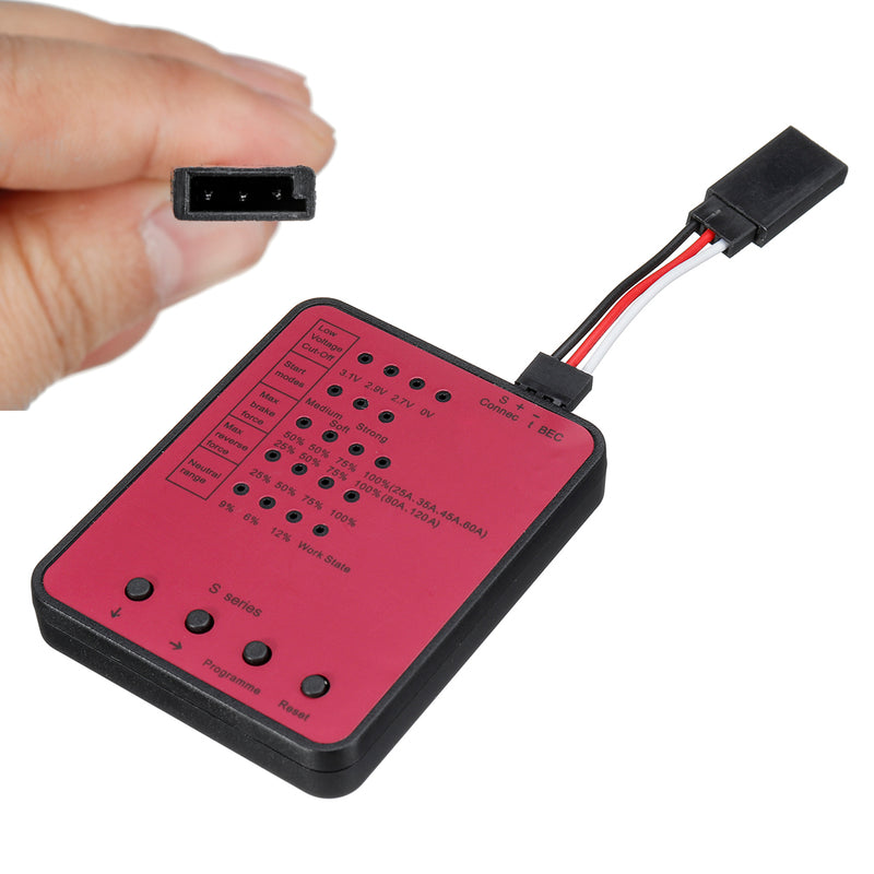 ABS Program Card for RC Car ESC Brushless Toys Electronic Speed Controller