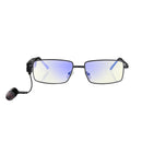 KCASA Smart Anti-blue Anti-radiation bluetooth Glasses USB Earphone Spectacles for Phone Call Music