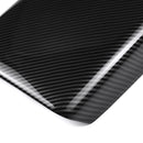 Car Carbon Fiber Center Armrest Storage Box Board Cover Trim For Tesla Model 3 2018 2019