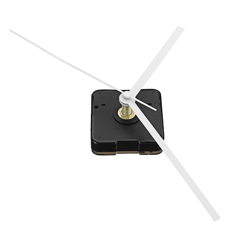 20mm Shaft DIY White Hands Quartz Movement Silent Mechanism Wall Clock Repair Parts