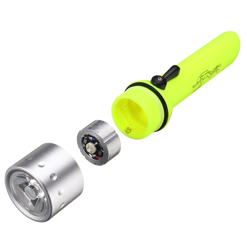 Underwater LED Diving Flashlight Diving Light AA Mini Torch