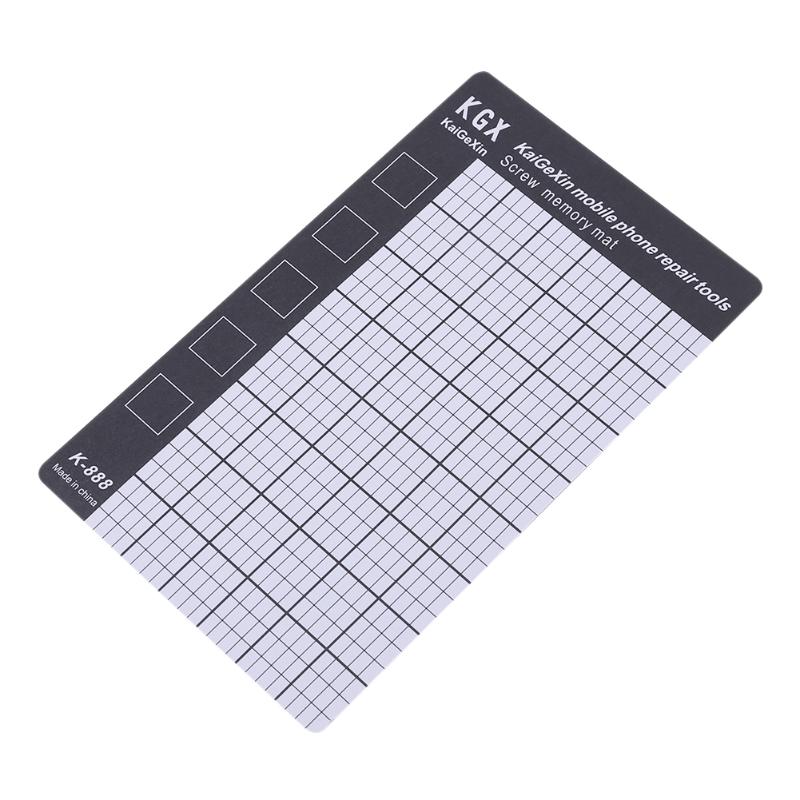 Universal 145x90mm Magnetic Screw Mat Phone Phone Screws Storage Mat Memory Chart Working Pad