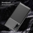 Bakeey Protective Case For Samsung Galaxy Note 10 Slim Carbon Fiber Fingerprint Resistant Soft TPU Back Cover