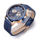 MINI FOCUS MF0010G Business Style Men Wrist Watch Luxury Leather Strap Quartz Watches