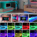 Non-waterproof USB DC5V SMD5050 RGB LED Tape TV Background Strip Light with Remote Controller