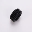 125pcs Wiring Cable Black Rubber Grommets Assortment Kit