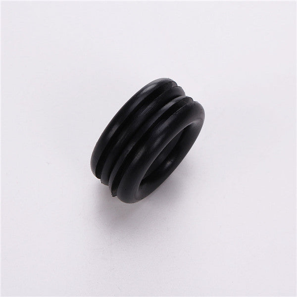 125pcs Wiring Cable Black Rubber Grommets Assortment Kit