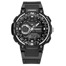 OHSEN AD1705 Digital Watch Dual Display Multifunction LED Sport Swimming Men Watch