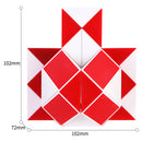 XIAOMI Ecosystem Deli 36 Blocks Snake Magic Cube 36 Segments Speed Brain Development Toys Twist Snake Puzzle Speed Magic Ruler Christmas Gifts For Kids