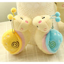 Cute Snail Animal Fluffy Plush Stuffed Pendant Toy Gift