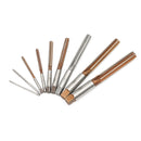 9pcs 3mm-16mm H8 HSS Machine Reamer Straight Shank Parallel Fulte Engineering Hand Tool