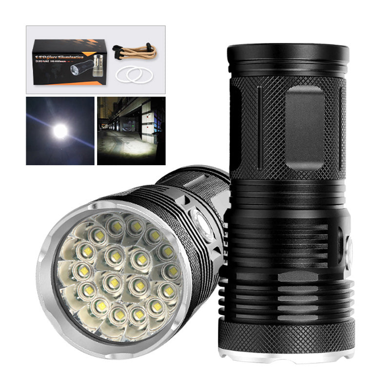 XANES EX14/EX18 T6 7500K LED 2500Lumens 3 Modes IPX5 Waterproof Flashlight 18650 Battery