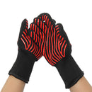 A Pair Extreme Heat Resistant BBQ Oven Work Gloves 500C Pot Holder Cooking Mitts