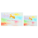 5x3ft 7x5ft Rainbow Unicorn Photography Backdrop Studio Prop Background